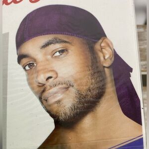 New Dream World silky & shiny, smooth & thick purple color Du-rag men’s 12/pkg